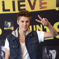 Justin Bieber en la presentación de 'Believe' en México