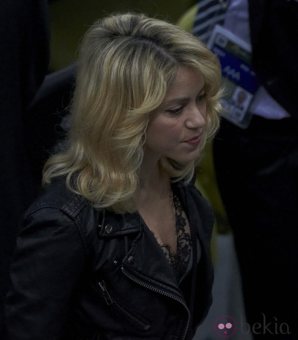 Shakira en el partido España-Irlanda de la Eurocopa 2012