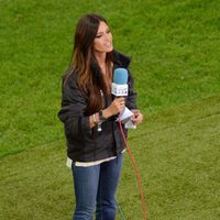 Sara Carbonero retransmite el partido España-Irlanda en la Eurocopa 2012