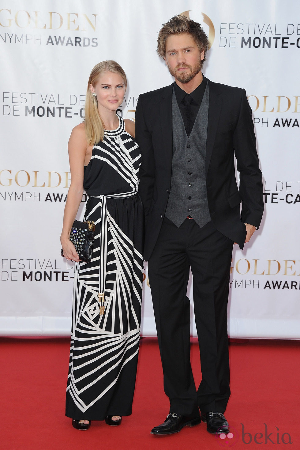 Kenzie Dalton y Chad Michael Murray en la clausura del Festival de Monte-Carlo 2012