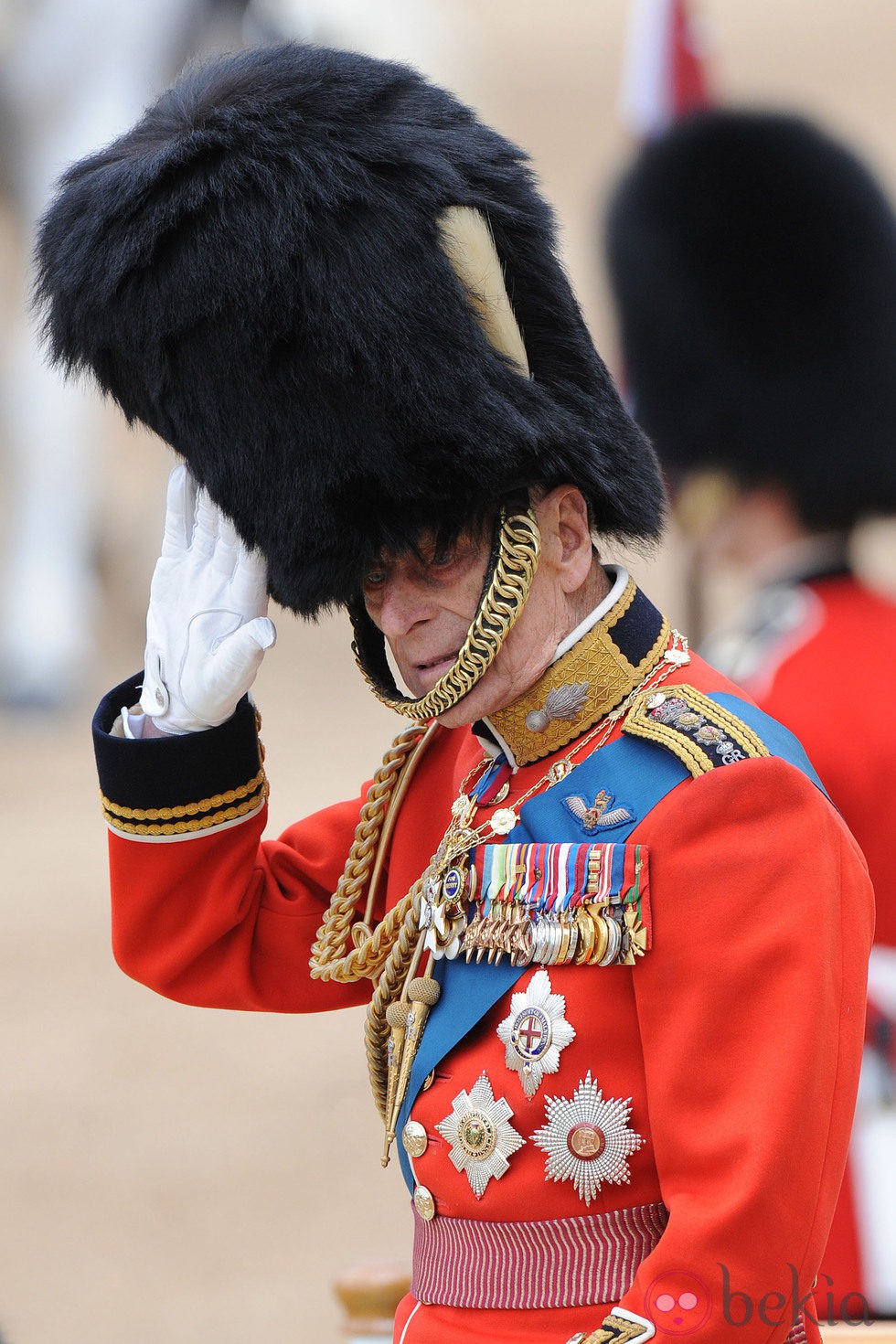 El Duque de Edimburgo en Trooping The Colour