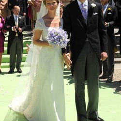 María Carolina de Borbón-Parma y Albert Brenninkmeijer tras su boda religiosa