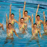 El equipo español de natación sincronizada acude a Londres 2012