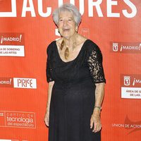 Asunción Balaguer en los Premios de la Unión de Actores 2012