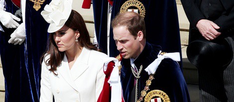 Los Duques de Cambridge en la ceremonia de la Orden de la Jarretera