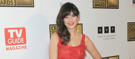 Zooey Deschanel en los Critics' Choice Television Awards 2012