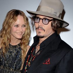 La pareja de actores Johnny Depp y Vanessa Paradis