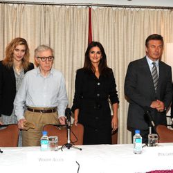 Penélope Cruz, Woody Allen y Alec Baldwin promocionan 'To Rome with love' en Nueva York