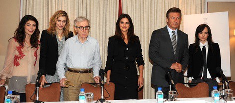 Penélope Cruz, Woody Allen y Alec Baldwin promocionan 'To Rome with love' en Nueva York