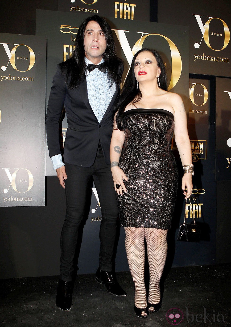 Mario Vaquerizo y Alaska en los Premios Internacionales Yo Dona 2012