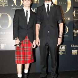 David Delfín y Pelayo Díaz en los Premios Internacionales Yo Dona 2012