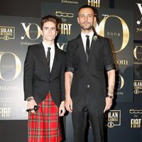 David Delfín y Pelayo Díaz en los Premios Internacionales Yo Dona 2012