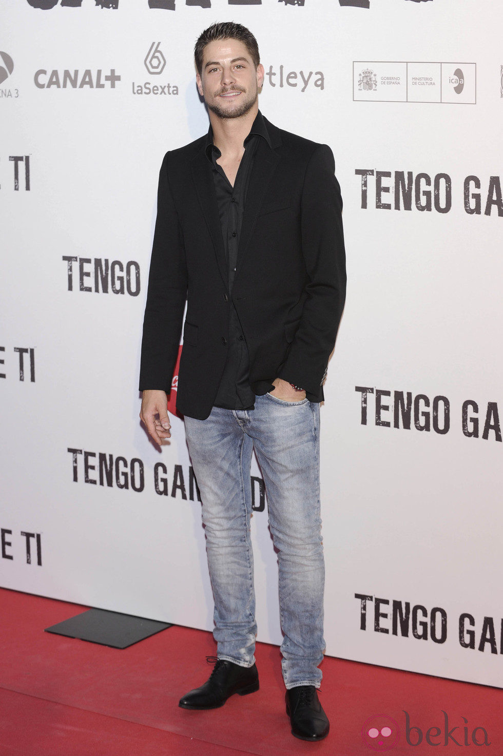 Luis Fernández en el preestreno de 'Tengo ganas de ti' en Madrid