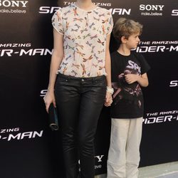 Norma Ruiz en el estreno de 'The Amazing Spiderman' en Madrid