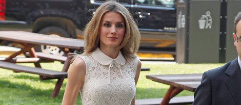 La Princesa Letizia en la Kennedy School of Government en Harvard