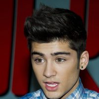 Zayn Malik de One Direction en un acto promocional en Nueva York