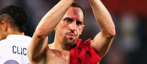 Franck Ribéry tras la derrota contra España en la Eurocopa