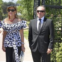 Rosa Benito y Amador Mohedano en la boda de Tamara Gorro y Ezequiel Garay