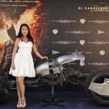 Giselle Calderón en la presentación de la moto de Batman en Madrid