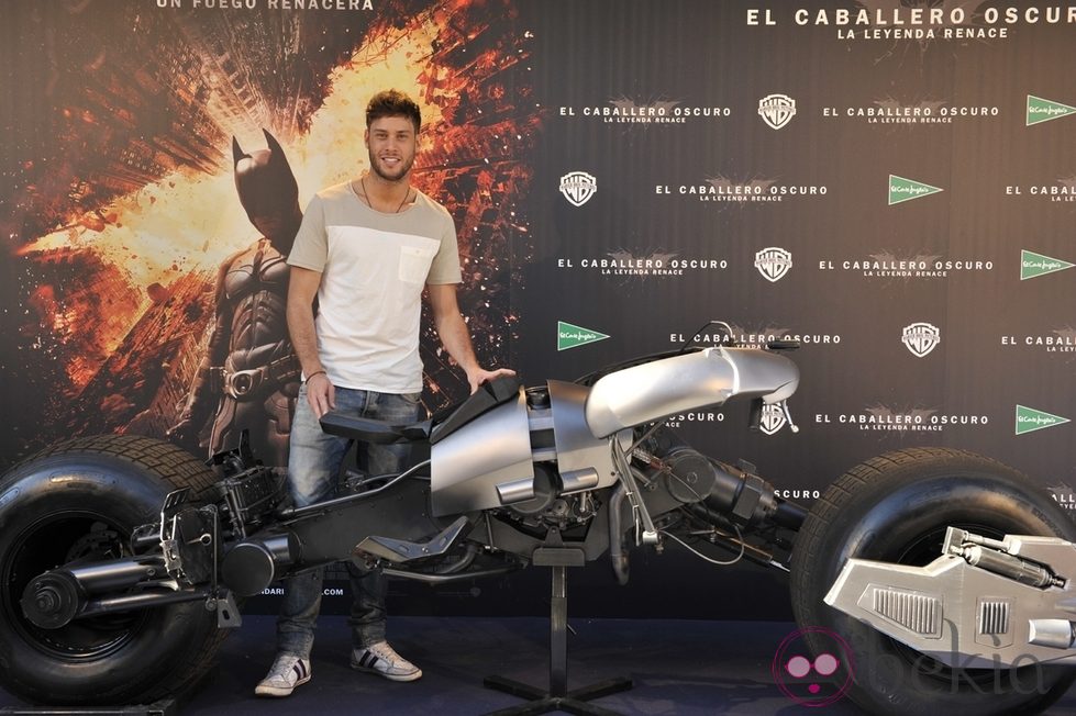 José Lamuño en la presentación de la moto de Batman en Madrid