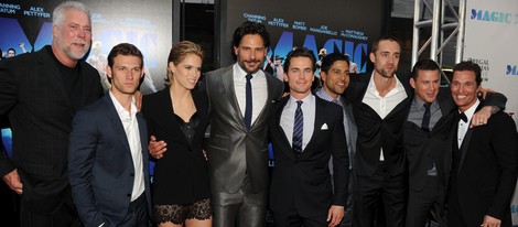 Equipo de 'Magic Mike' en la premiere de la película en Los Angeles