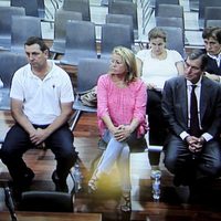 Julián Muñoz y Mayte Zaldívar en la primera sesión por el caso Malaya