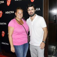 Caritina Goyanes y Antonio Matos en la fiesta de Ágatha con motivo del 50 aniversario de los Rolling Stones