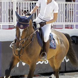 Carlota Casiraghi compite en el Concurso de Saltos de Monte Carlo 2012