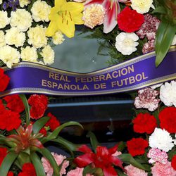 Corona de la Federación de Fútbol al abuelo de Sara Carbonero