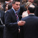 Billy Baldwin en la boda de su hermano Alec Baldwin