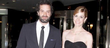 Luis Rayo y Alexandra Jiménez durante la boda de Patricia Conde