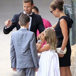 Carlos Seguí en su boda con Patricia Conde