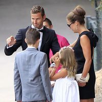 Carlos Seguí en su boda con Patricia Conde