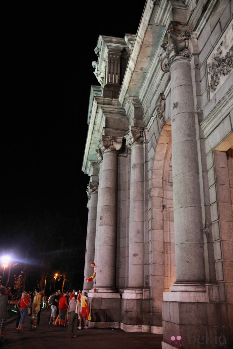 Celebraciones de la Eurocopa 2012 en la Puerta de Alcalá