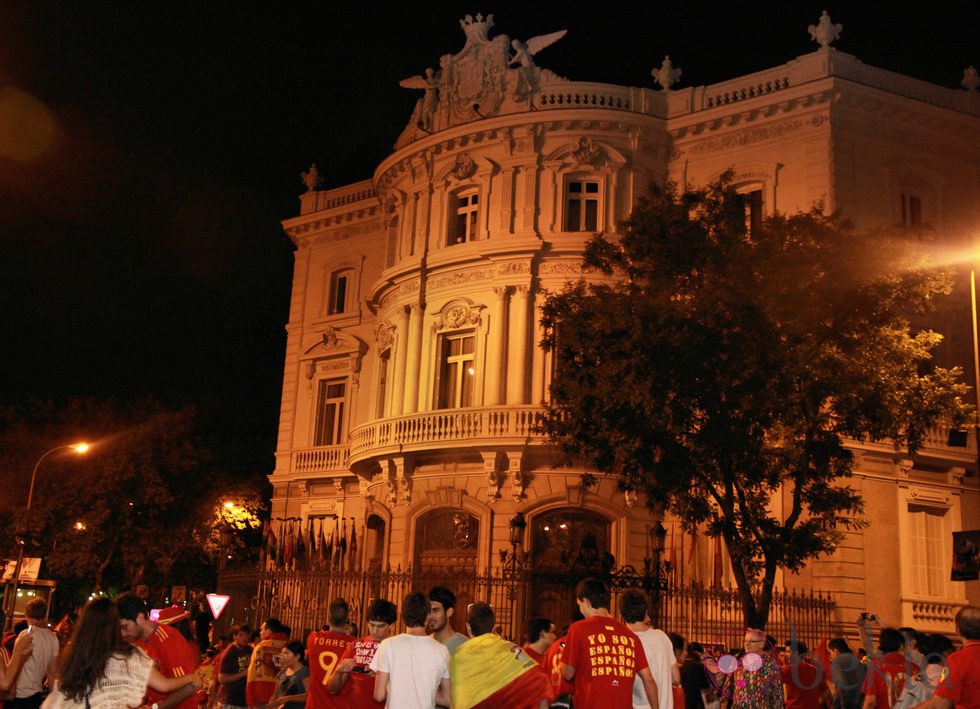 Celebración de la Eurocopa 2012 en la Casa de América