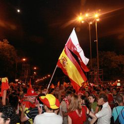 Celebraciones en Cibeles de la Eurocopa 2012