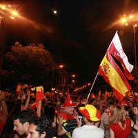 Celebraciones en Cibeles de la Eurocopa 2012