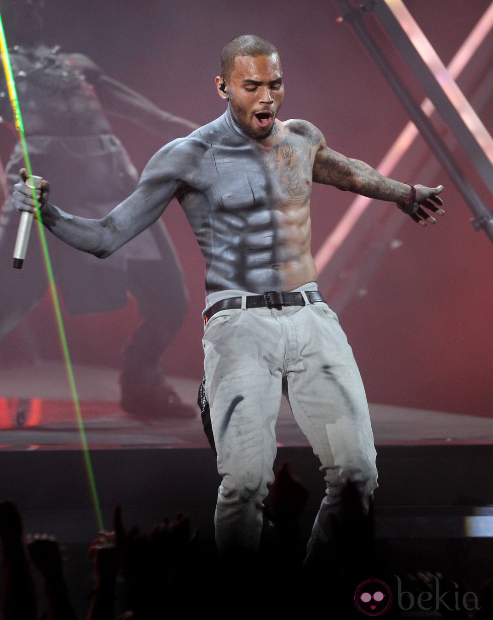 Chris Brown en la gala de los Bet Awards 2012