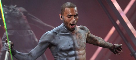 Chris Brown en la gala de los Bet Awards 2012