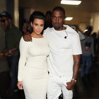 Kim Kardashian y Kanye West en los Bet Awards 2012