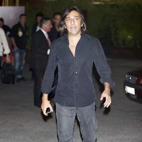 Antonio Carmona en la cena de celebración de la Eurocopa 2012