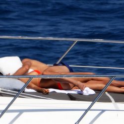 Cristiano Ronaldo e Irina Shayk muy cariñosos en Saint-Tropez