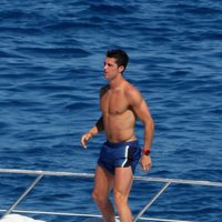 Cristiano Ronaldo con el torso desnudo en Saint-Tropez