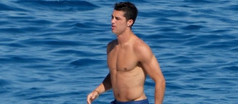 Cristiano Ronaldo con el torso desnudo en Saint-Tropez