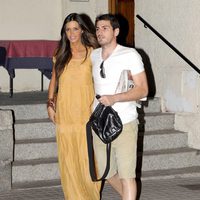 Iker Casillas y Sara Carbonero celebran la Eurocopa 2012 en Madrid