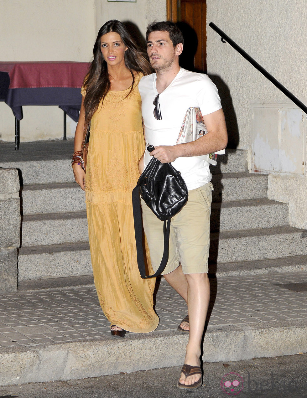 Iker Casillas y Sara Carbonero celebran la Eurocopa 2012 en Madrid