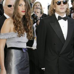 Andrea Casiraghi y Tatiana Santo Domingo en Cannes