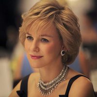 Naomi Watts caracterizada como Lady Di en la película 'Diana'