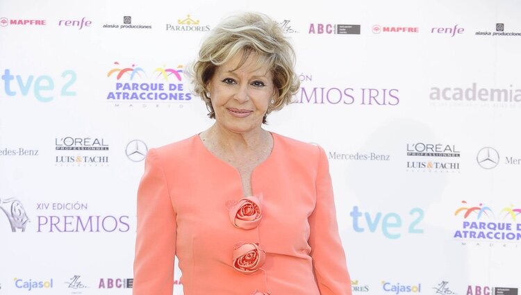 Laura Valenzuela en la entrega de los Premios Iris 2012