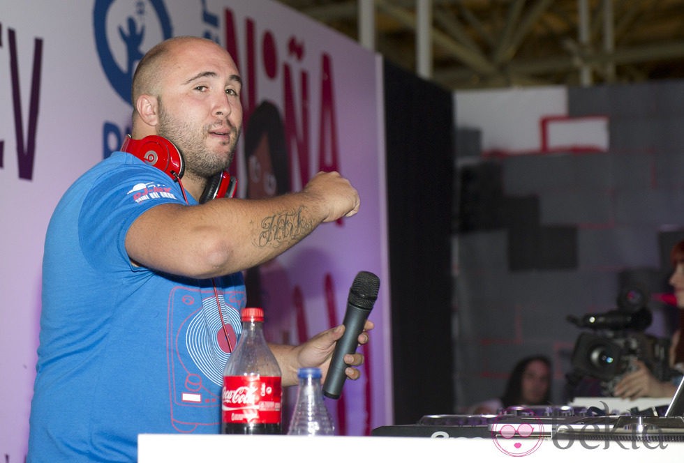 Kiko Rivera actuando en el Rock in Rio Madrid 2012